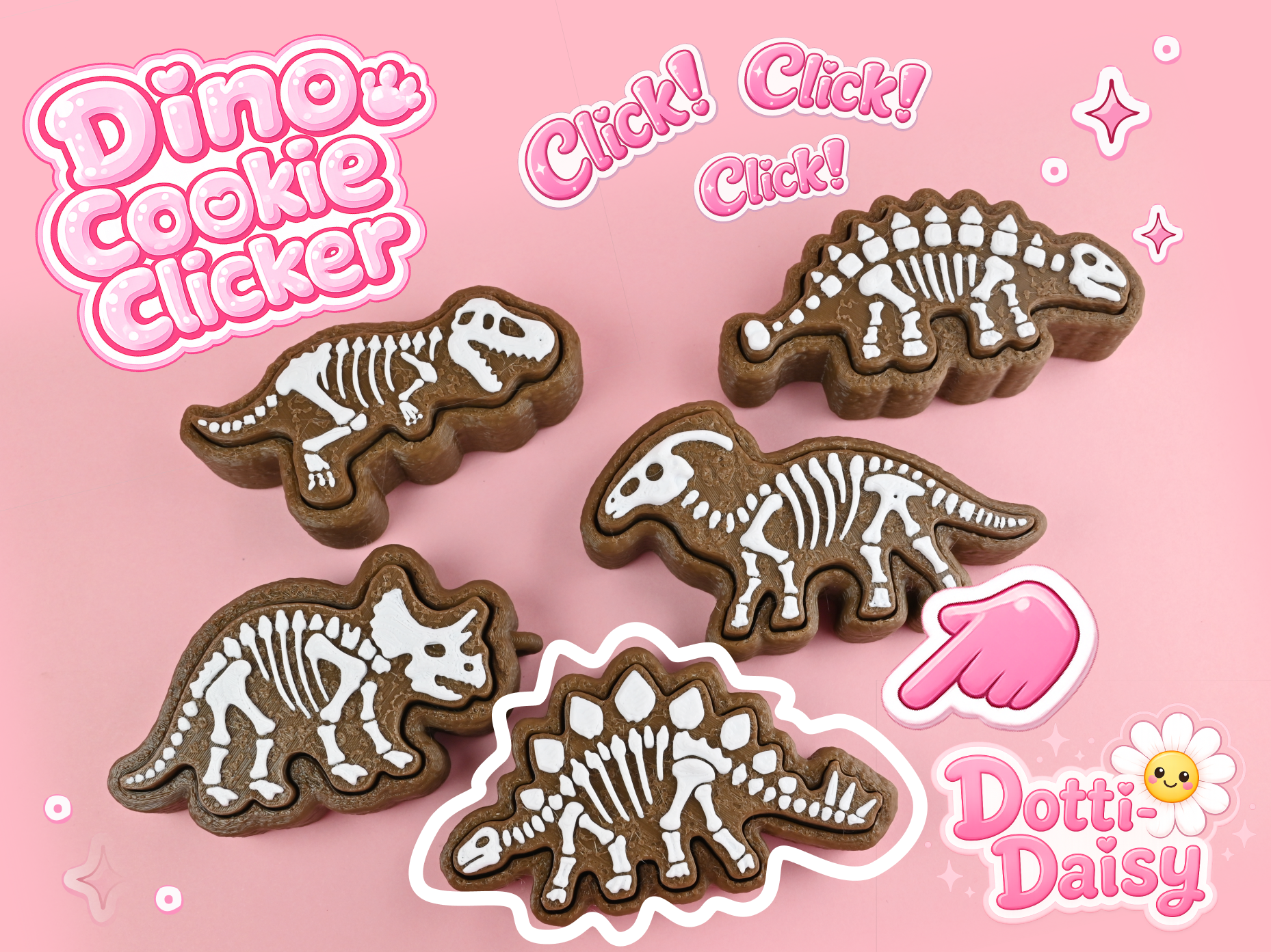 Stegosaurus Dino Cookie Clicker