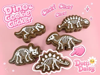 Stegosaurus Dino Cookie Clicker