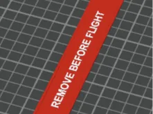 Remove Before Flight (RBF) Tag - Keychain