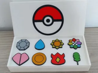 Medallas Kanto - Pokemon / Badges Kanto - Pokemon