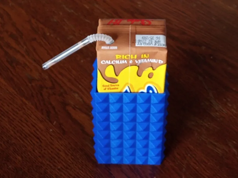 Very Metal Juice Box Holder