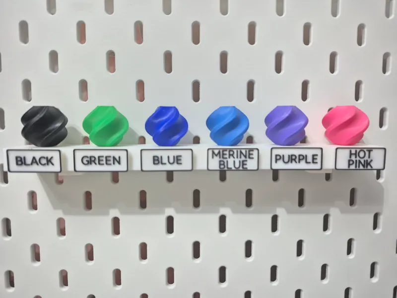 Skadis filament colour display