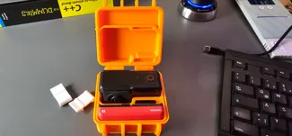 Insta360 One R/RS rugged box with inlay.