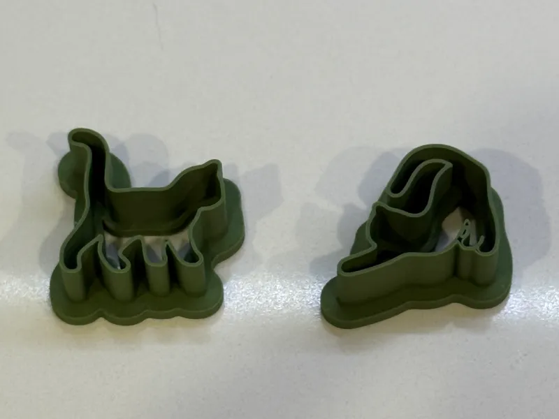 Cats cookie (Clay) cutters / stamp