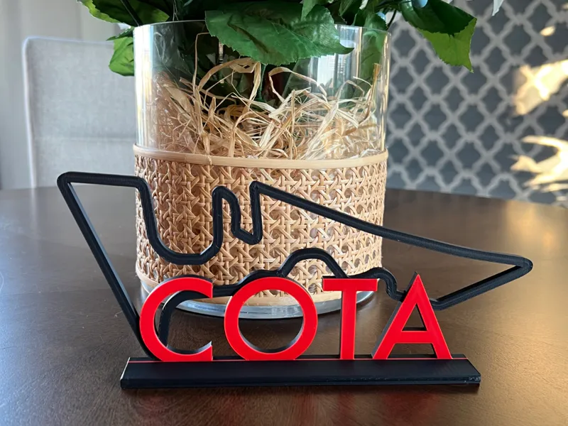 Circuit of the Americas COTA F1 Moto GP Desk Art