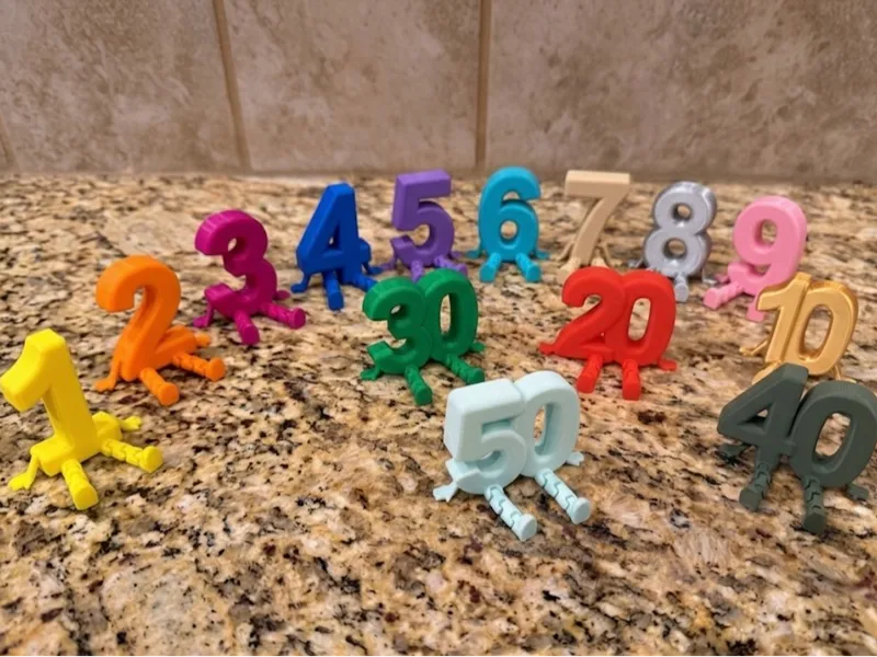 Birthday Numbers Buddies