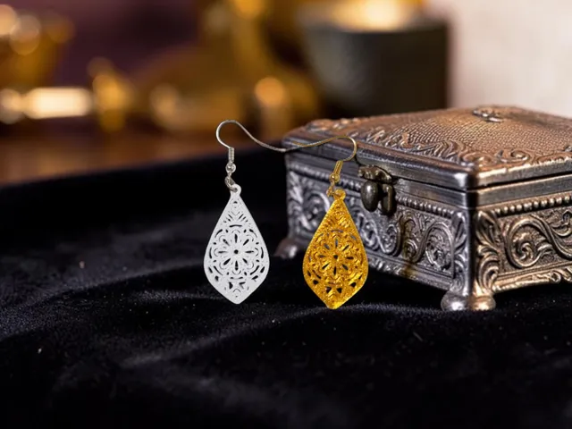 Teardrop mandala earrings