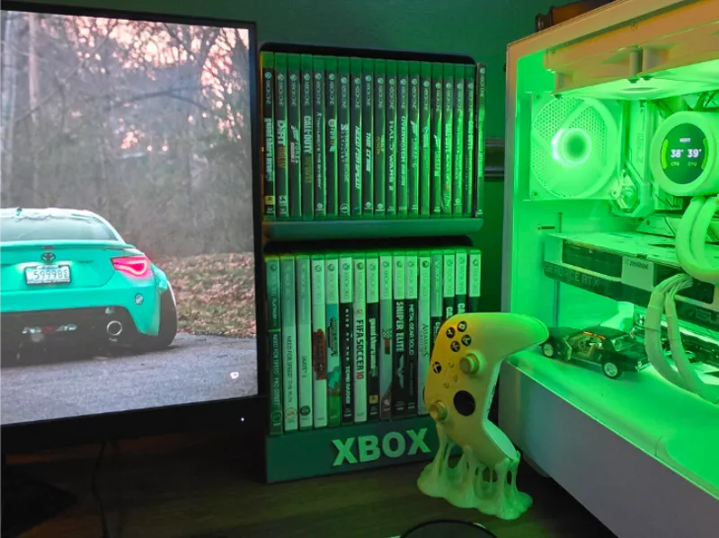 XBOX Games Shelf (360 and One)