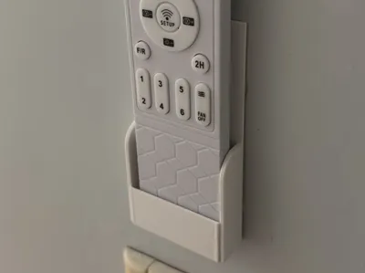 Air conditioner remote control holder