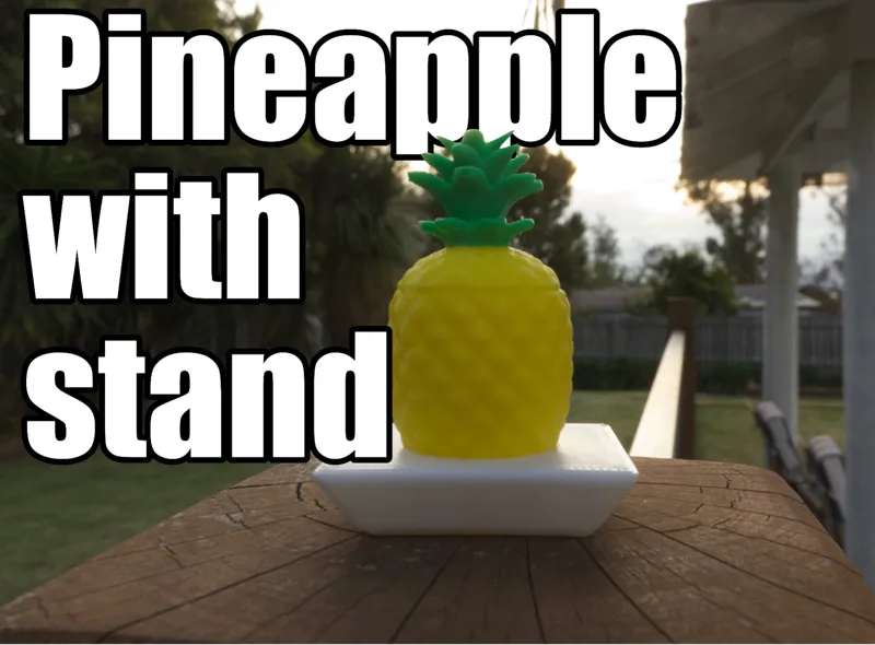 Pineapple with stand