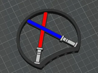 Lightsaber Disney Ears - 5 magnet modular headband