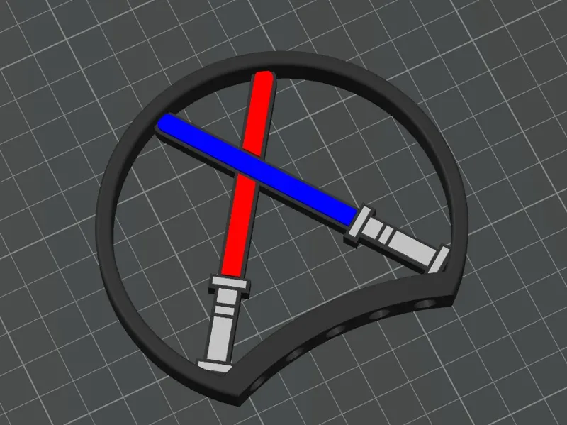 Lightsaber Disney Ears - 5 magnet modular headband