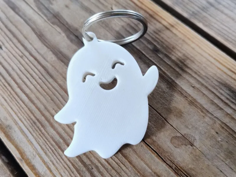 Halloween ghost keychain