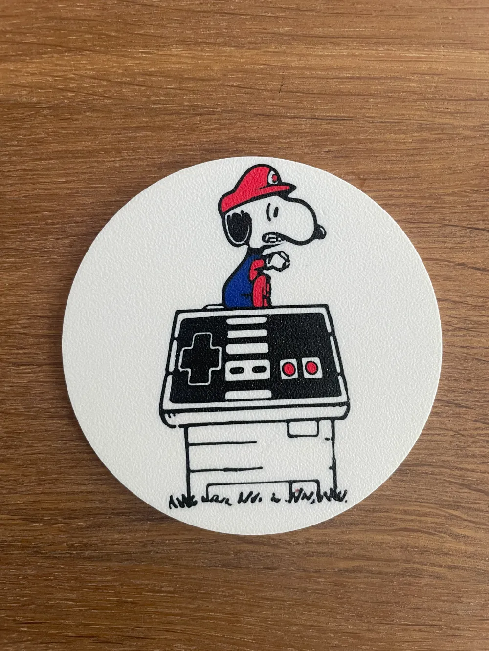 Snoopy Mario Kart Coaster / 4 color / Drink holder - Free 3D Print