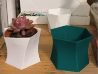 Pot hexagonal — photo 1