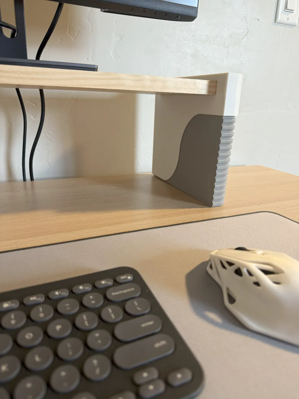 Tall Modern Monitor Riser by wuboo MakerWorld: Download Free 3D Models