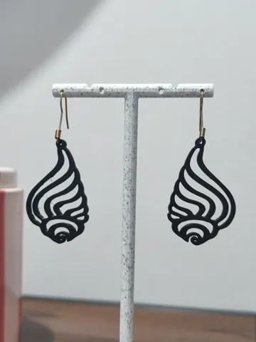 Pendientes: Aretes Espiral del Mar — vista de referencia 3