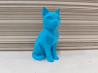 Chat low poly — photo 1
