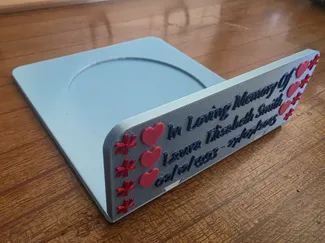 Urn Stand/Plaque
