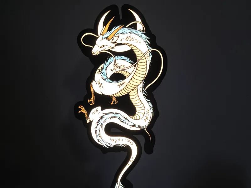 Haku Dragon Lightbox