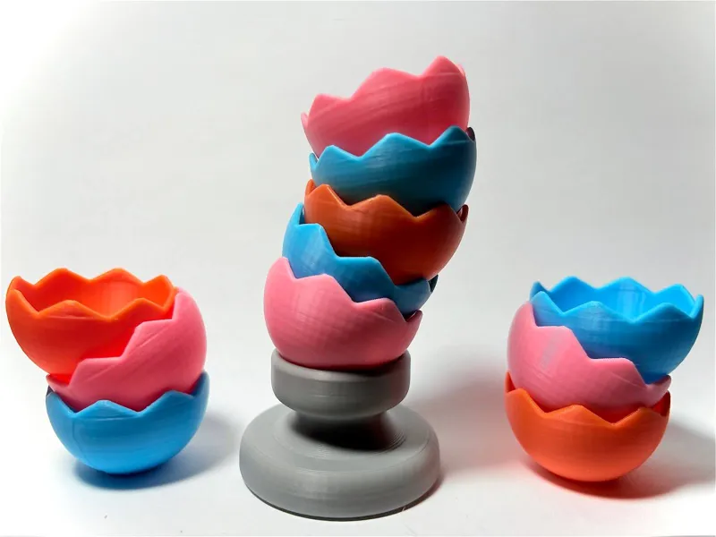 Egg Shell Stack Toy
