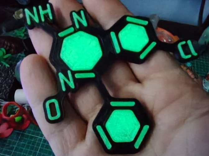 Chlordiazepoxide - Benzodiazepine - Molecule model