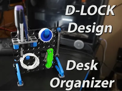 D-LOCK Design Desk Organizer