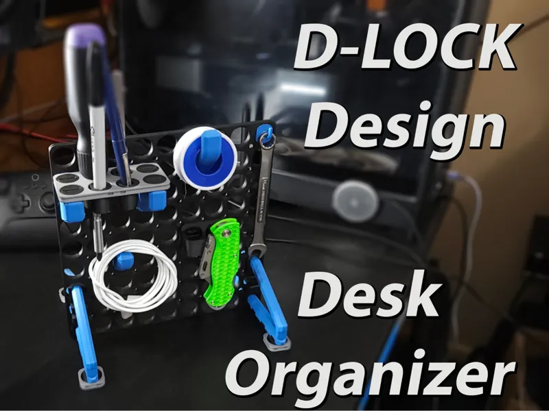 D-LOCK Design Desk Organizer