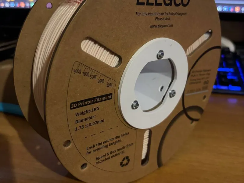 Light Cardboard Spool Recycler Bambulab Refills