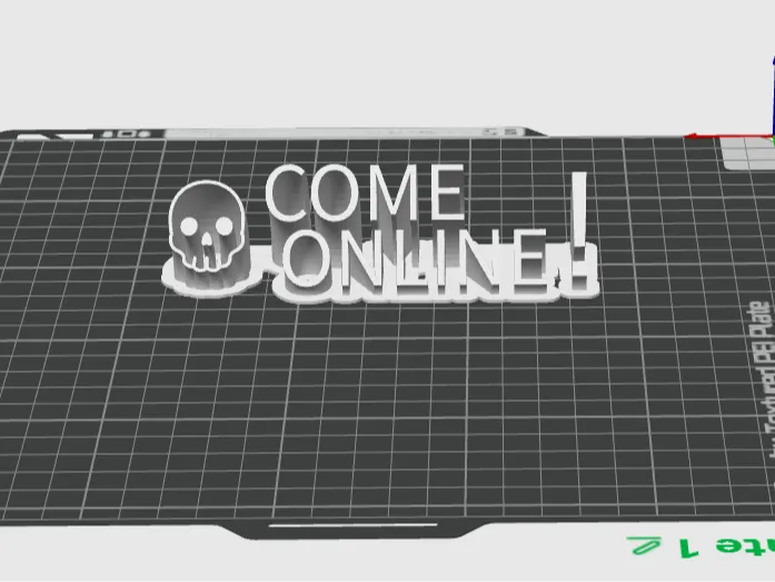 Gaming Schild came online