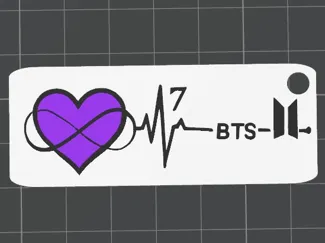 I love BTS keychain