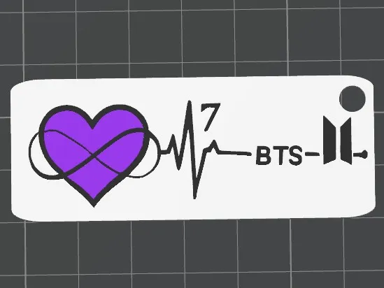 I love BTS keychain