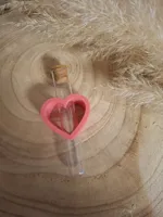 Cadre cœur pour tube à essai cadeau d'argent — photo 4