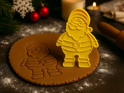 Christmas Santa Claus cookie cutter