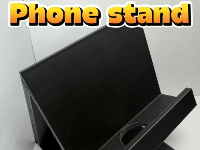 Phone Stand (HAS CHARGING HOLE!)