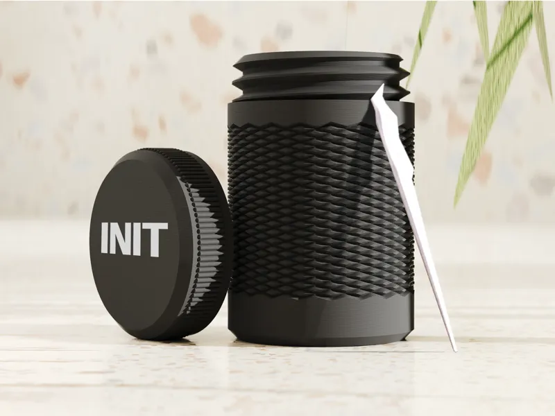 Toothpick Container great for Travel or Camping