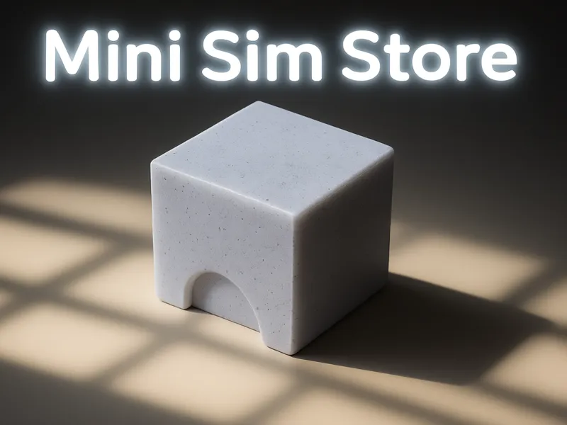 Mini Sim cards storage box