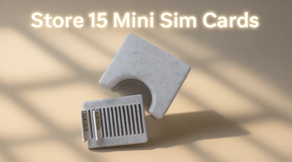 Mini Sim cards storage box - Free 3D Print Model - MakerWorld