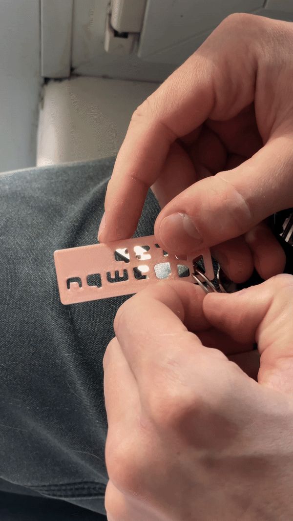BambuLab Antistress Keychain 