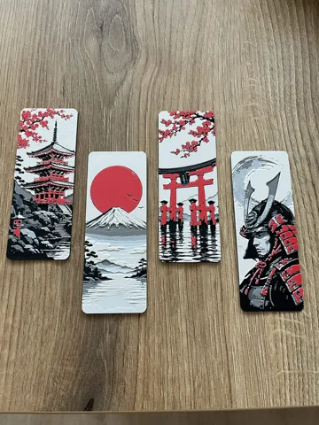 Accesorio para impresora 3D: FREE TO SELL! – Japan Red Bookmark Set - NO AMS — vista de referencia 5