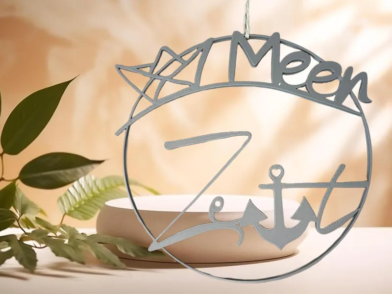MeerZeit – Maritime 3D‑Print Hängedeko