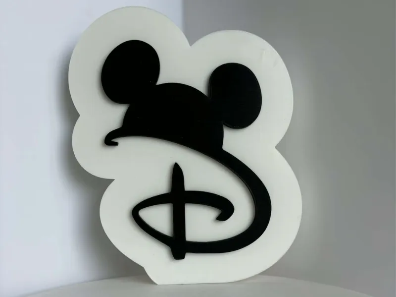 Disney Mickey Logo - 3D Desktop Stand Emblem