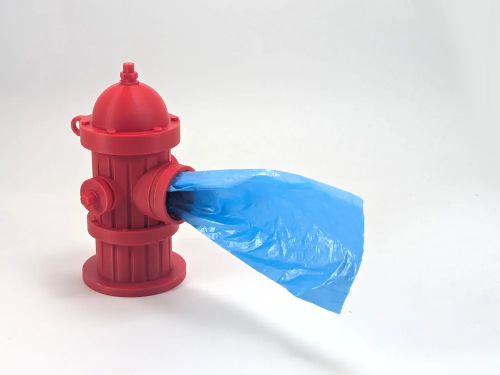 Fire Hydrant Doggie Bag Dispenser