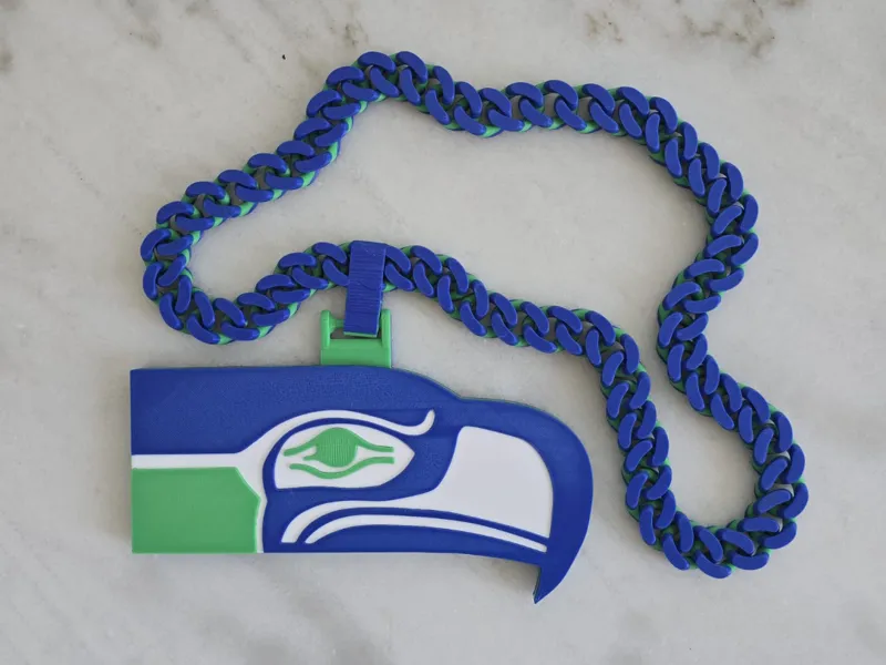 Retro Seattle Seahawks Hype Chain