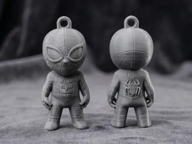 Chibi Spider‑Man Keychain