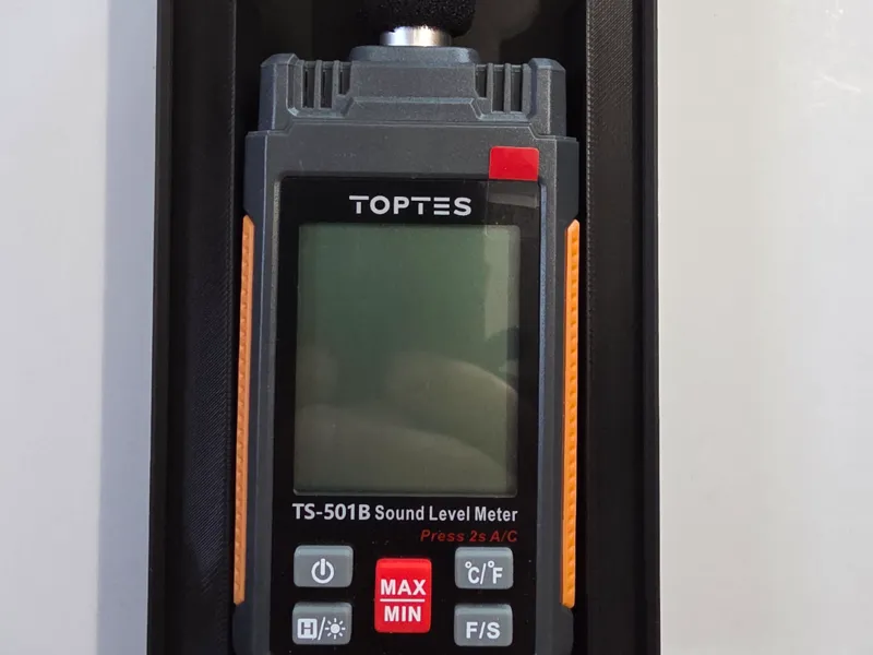Gridfinity Holder for Handheld Sound Level Meter