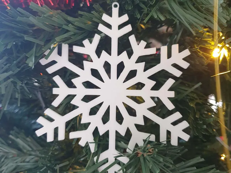 Christmas snowflake ornament 8