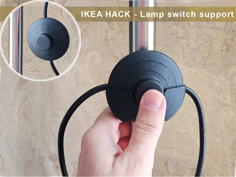 IKEA hack - Lamp Switch Support