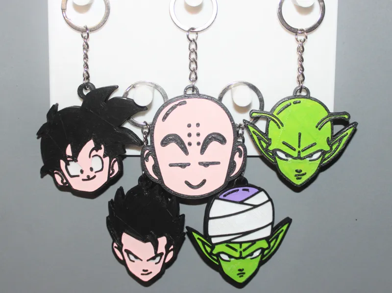 Porte clé Drangon Ball Z lot de 5