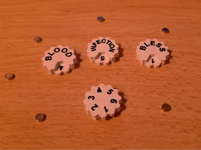 Trench Crusade Magnetic Counters